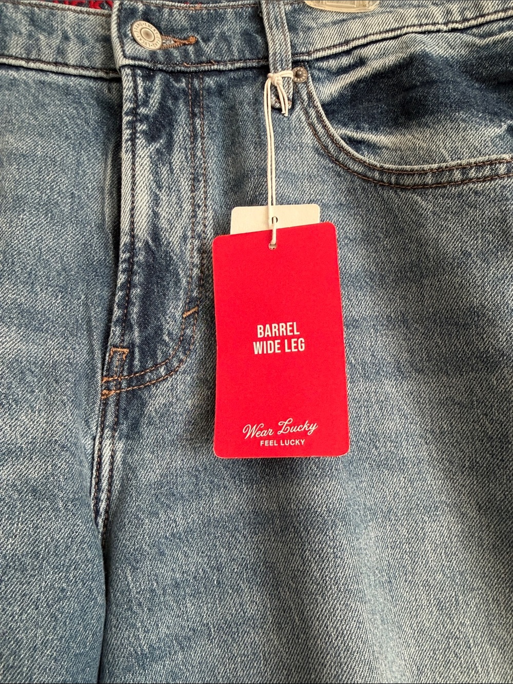 NWT Lucky Brand Barrel Wide Leg Jeans - Picture 3 of 6